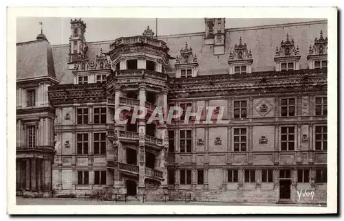 Cartes postales Loire Chateau de Blois Escalier Francois 1er La Douce France