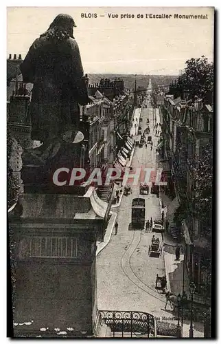 Cartes postales Blois Vue prise de l&#39Escaller Monumental