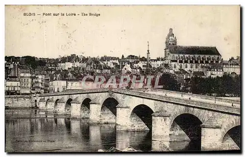 Cartes postales Blois Pont sur la Loire