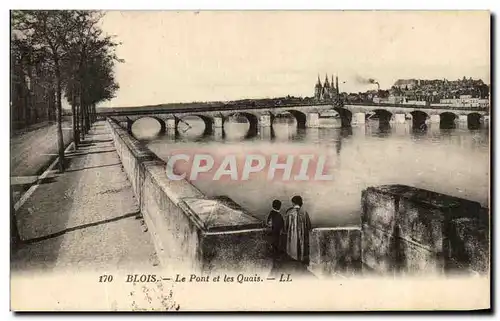 Cartes postales Blois Le Pont et les Quais Enfants