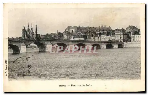 Ansichtskarte AK Blois Pont sur la Loire