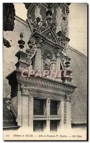 Ansichtskarte AK Chateau de Blois Aile de Francois 1er fenetre