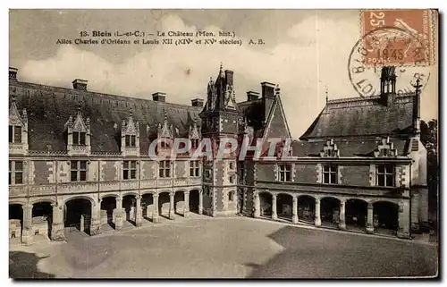 Cartes postales Blois Le Chateau Aile Charles d&#39Orleans et Louis XII