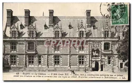 Cartes postales Blois Le Chateau L&#39Aile Louis XII