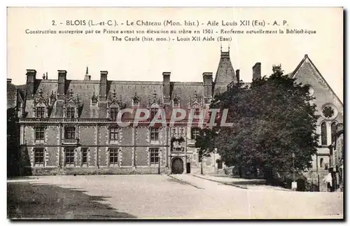 Cartes postales Blois Le Chateau Aile Louis XII