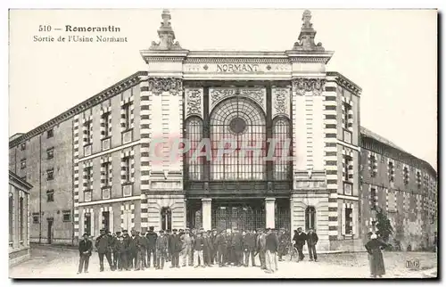 Cartes postales Romorantin Sortie de I&#39Usine Normant