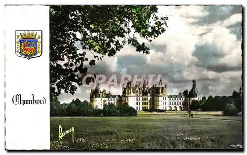 Moderne Karte Chambord le chateau