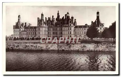 Cartes postales Chateau de Chambord Facade Nord