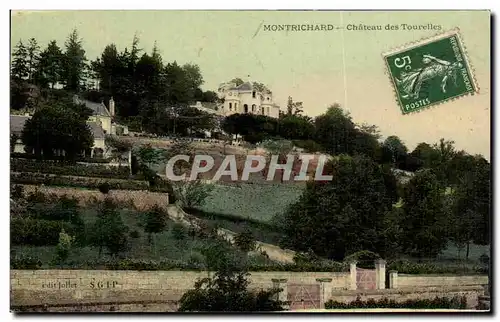 Ansichtskarte AK Montrichard Chateau des Tourelles (carte toilee)