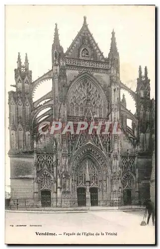 Cartes postales Vendome Facade De l&#39Eglise De La Trinite