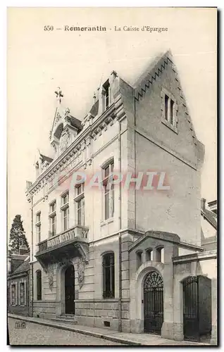 Cartes postales Romorantin La Caisse d&#39Epargne