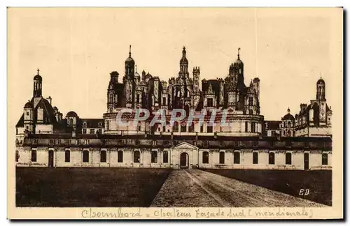 Cartes postales Chambord le chateau