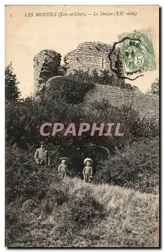 Cartes postales Les Montils Le Donjon Enfants