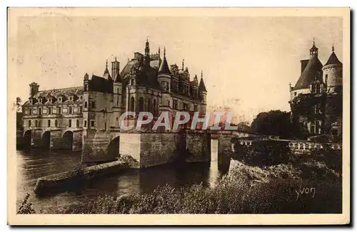 Cartes postales Chateaux de la Loire Chenonceaux Facade Nord Est