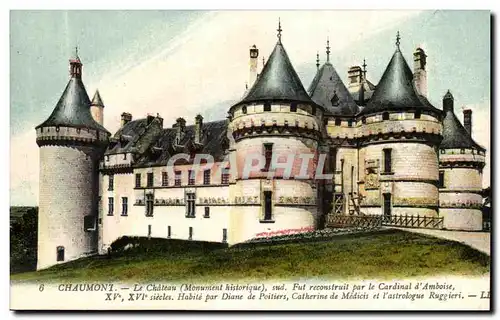 Ansichtskarte AK Chaumont Le Chateau reconstruit par le Cardinal d&#39Amboise