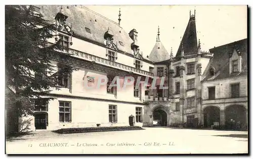 Ansichtskarte AK Chateau de Chaumont Cour Interieure Cote Est