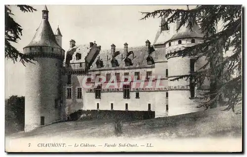 Ansichtskarte AK Chaumont Le Chateau Facade Sud Ouest