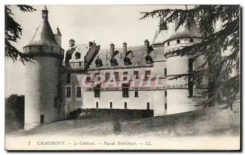 Cartes postales Chaumont Le Chateau Facade Sud Ouest