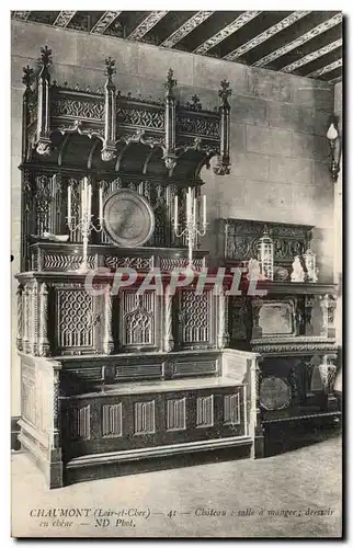 Cartes postales Chaumont Chateau salle a Manger Dressoir en chene