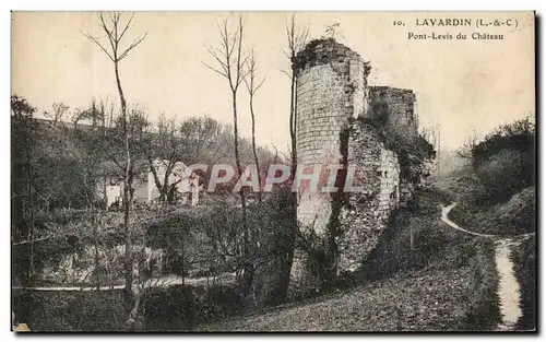 Ansichtskarte AK Lavardin Pont Levis du Chateau