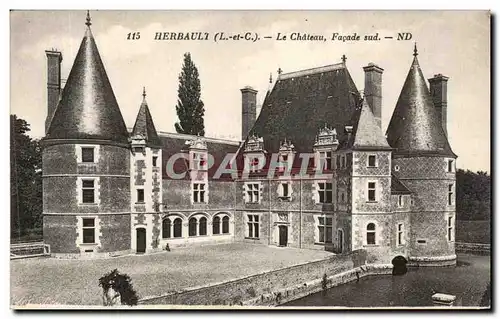 Ansichtskarte AK Herbault Le Chateau Facade sud