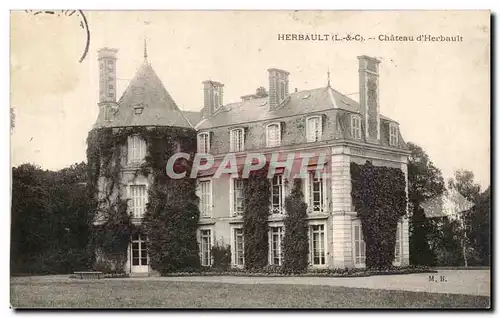 Ansichtskarte AK Herbault Le Chateau d&#39Herbault