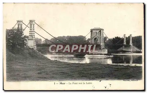 Ansichtskarte AK Mer Le Pont sur la Loire