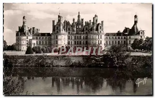 Cartes postales moderne En Touraine Les Chateaux De La Loire Chateau de Chambord Facade Nord