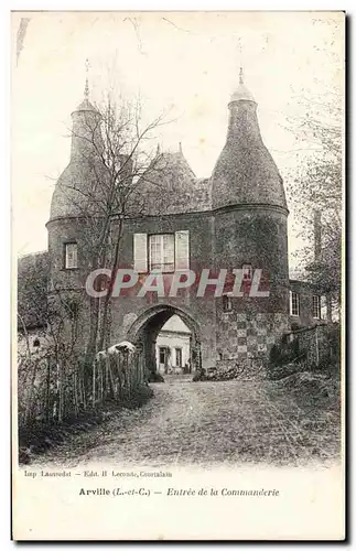 Cartes postales Arville Entree de la Commanderie