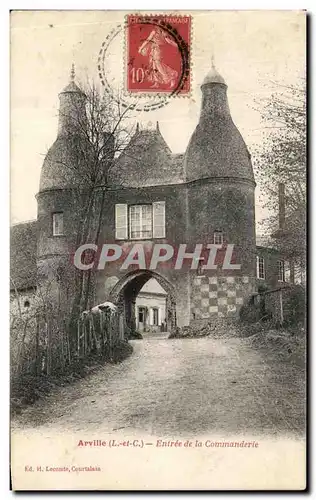 Cartes postales Arville Entree de la Commanderie