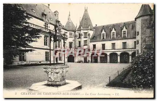 Cartes postales Chateau De Chaumont Sur Loire La Tour Interieure