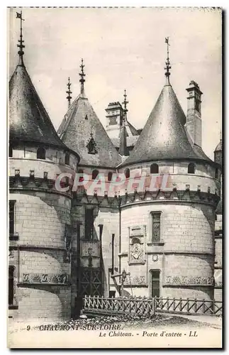 Cartes postales Chaumont Sur Loire Le chateau Porte D&#39Entree