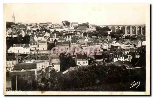 Cartes postales Morlaix Vue Generale Vers St Martin et le Viaduc