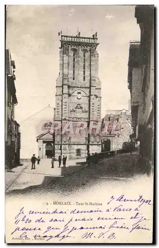 Cartes postales Morlaix Tour St Mathieu