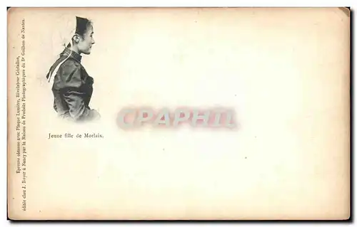 Cartes postales Jeune Fille de MorlaixFolklore Costume