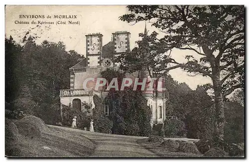 Ansichtskarte AK Environs de Morlaix Chateau de kerivoas