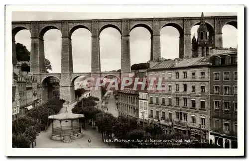 Cartes postales Morlaix Le Viaduc Vu de L'Hotel de Ville