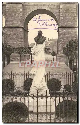 Cartes postales Morlaix Statue de Duchesne