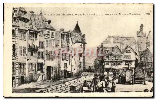 Cartes postales Morlaix Vieilles Maisons Le pont D&#39Aiguillon Et La Tour d&#39Argent