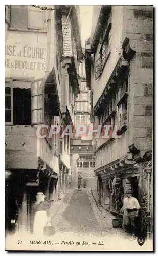 Cartes postales Morlaix Venelle au son