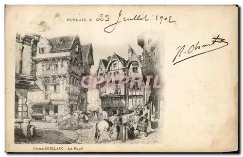 Cartes postales Vieux Morlaix Le Pave