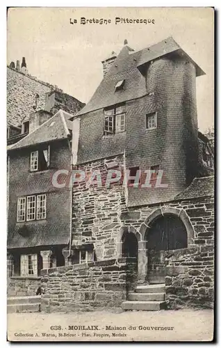 Cartes postales Morlaix Maison du Gouverneur