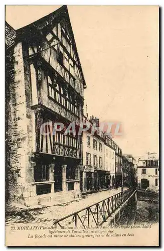 Cartes postales Morlaix Maison de la Duchesse Anne