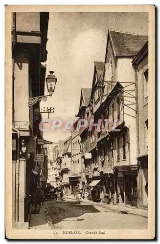 Cartes postales Morlaix Grande Rue