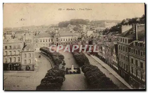 Cartes postales Morlaix Place Thiers