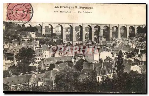 Ansichtskarte AK La Bretagne Pittoresque Morlaix Vue Generale