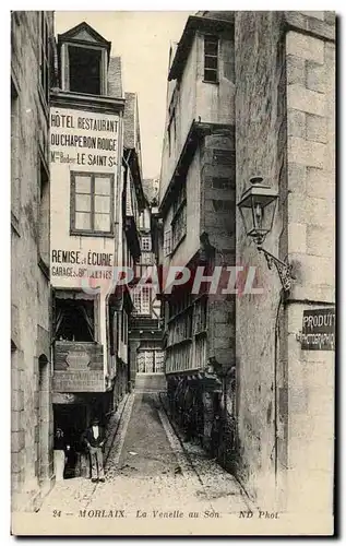 Cartes postales Morlaix La Venelle au Son Hotel Restaurant Chaperon Rouge