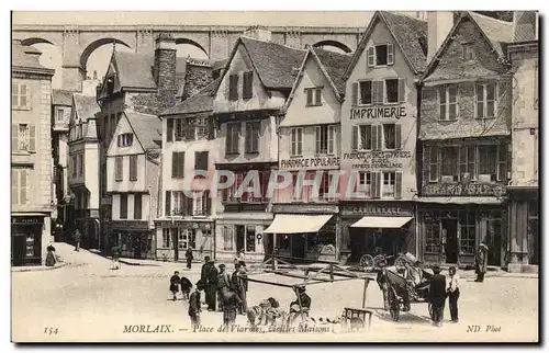 Cartes postales Morlaix Place De Viarmes Vieilles Maisons