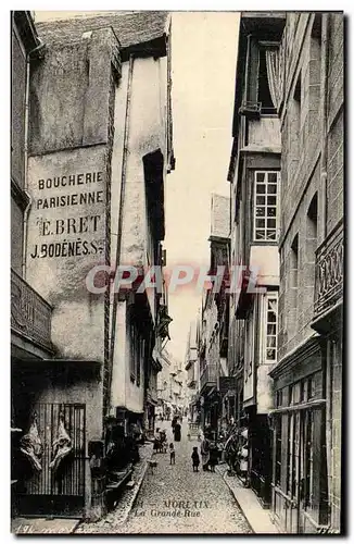 Cartes postales Morlaix La Grande Rue