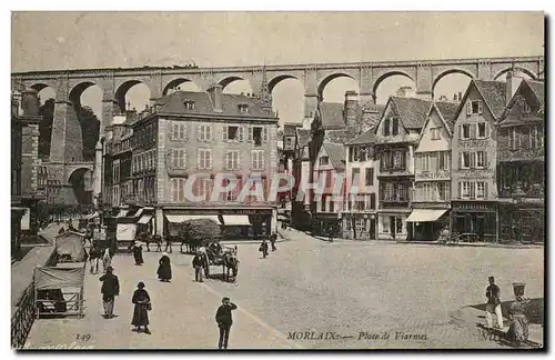 Cartes postales Morlaix Place de Viarmes